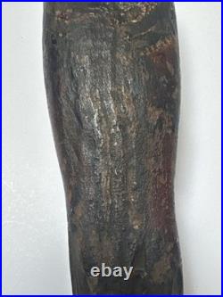 Ancient Egypt Sculpture Osiris Wood Carving Burial Relic Iconic Antique 600 BCE