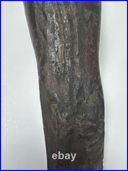 Ancient Egypt Sculpture Osiris Wood Carving Burial Relic Iconic Antique 600 BCE