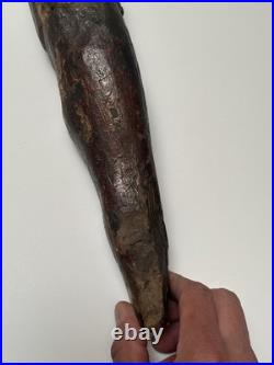 Ancient Egypt Sculpture Osiris Wood Carving Burial Relic Iconic Antique 600 BCE