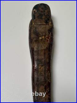 Ancient Egypt Sculpture Osiris Wood Carving Burial Relic Iconic Antique 600 BCE