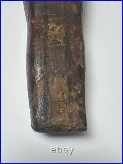 Ancient Egypt Sculpture Osiris Wood Carving Burial Relic Iconic Antique 600 BCE