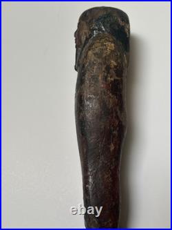 Ancient Egypt Sculpture Osiris Wood Carving Burial Relic Iconic Antique 600 BCE