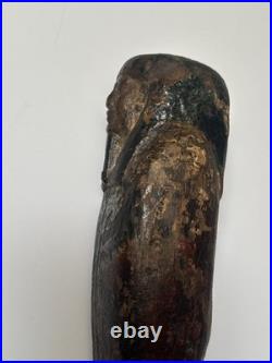 Ancient Egypt Sculpture Osiris Wood Carving Burial Relic Iconic Antique 600 BCE