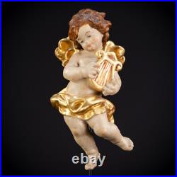 Angel Sculpture B Wood Carving Statue Wooden Archangel Vintage Figure 6 Angel Sculpture B Wood Carving Statue Wooden Archangel Vintage Figure 6