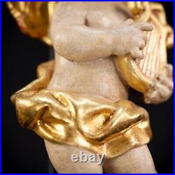 Angel Sculpture B Wood Carving Statue Wooden Archangel Vintage Figure 6 Angel Sculpture B Wood Carving Statue Wooden Archangel Vintage Figure 6
