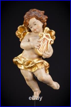 Angel Sculpture B Wood Carving Statue Wooden Archangel Vintage Figure 6 Angel Sculpture B Wood Carving Statue Wooden Archangel Vintage Figure 6