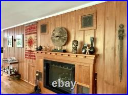 Antique 1800's Hand Carved Wooden Saint Bust Sculpture Statue Hat Mold Figure