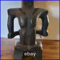 Antique African Bambara Tribe Fertility Statue Mali hand carved Authentic 21 in