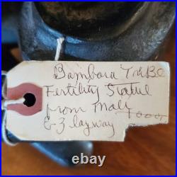 Antique African Bambara Tribe Fertility Statue Mali hand carved Authentic 21 in