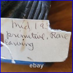 Antique African Bambara Tribe Fertility Statue Mali hand carved Authentic 21 in