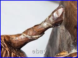 Antique Anton Fischer Oberammergau Blackforest Germany Wood Wild Boar Sculpture