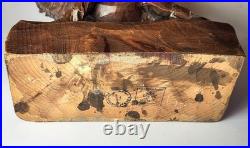 Antique Anton Fischer Oberammergau Blackforest Germany Wood Wild Boar Sculpture