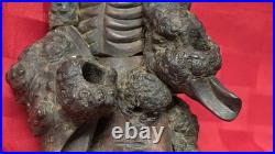 Antique Chinese Root Wood Carving Old Man Scholar Figure
