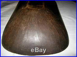 Antique Country Primitive Carved Wood Sculpture Treen Dough Bread Trencher Bowl