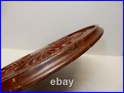 Antique Hand Carved Cherry Wood Folk Art Seal Of The United States Ca. 1910