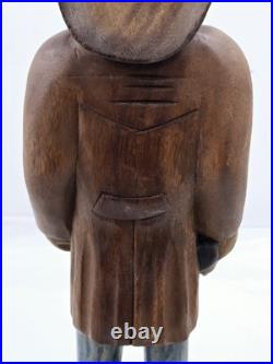 Antique Hand Carved Wooden Cowboy 20