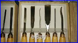 Antique Henry Taylor Wood Carving Tools Complete Sets 1 & 2 NEW England Made