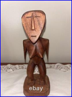 Antique Tongan Goddess Carved Wooden Figure Hikule'o