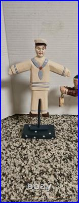 Antique/VTG Hand Carved Wooden Folk Art 12½×7 9×9 Great VTG Condition