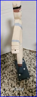 Antique/VTG Hand Carved Wooden Folk Art 12½×7 9×9 Great VTG Condition