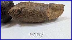 Antique or vintage primitive tribal or folk art wooden figure 8.5 inches