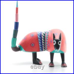 Armadillo Oaxacan Alebrige Wood Carving Handcarved Signed Mexican Folk Art Armadillo Oaxacan Alebrige Wood Carving Handcarved Signed Mexican Folk Art