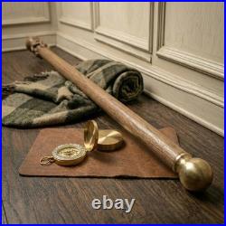 Artisan Handcrafted Octopus Walking Stick, Unique Wooden Carved Staff & Cane