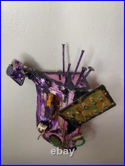 Assemblage, Modern Art, Wall Sculpture, Multimedia, Signed