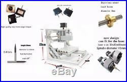 Assembled 3 Axis USB CNC Router Wood Carving Engraving Mini PCB Milling Machine