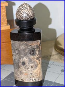 Authentic Hand-Carved scent bottle by artist Jon Sauer