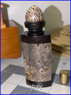 Authentic Hand-Carved scent bottle by artist Jon Sauer