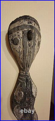 Baga Snake Bansonyi Hand Carved Sculpture Guinea African Art 72 Inch