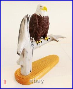 Bald Eagle Wood Carving by Richard Ellinger, Award Winning Carver