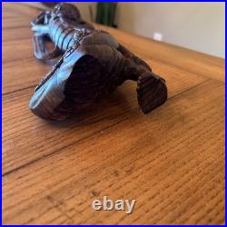 Bali Art Intricately Carved Hard Wood Dancer Indonesian Art Deco 18.25