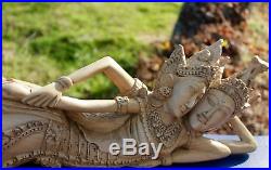 Balinese Rama Sita Lovers Hand Carved Wood Sculpture Bali Art