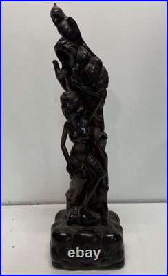 Balinese Wood Carving 20 inch Tall Handcrafted Figural Sculpture Sculpture Balinese Wood Carving 20 inch Tall Handcrafted Figural Sculpture Sculpture