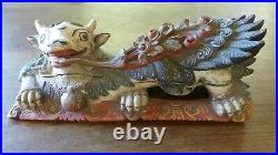 Balinese wood carving from Bali, Indonesia, Nandi 50 yrs. Old