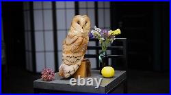 Barn Owl Wooden Gift Owls Wooden owl Wood Carving Wood Owl Wood sculpture owl