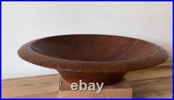 Beautiful California 2001 Jerry Kermode Large Signed Redwood Bowl Amazing Art