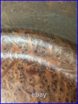 Beautiful California 2001 Jerry Kermode Large Signed Redwood Bowl Amazing Art