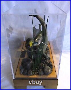 Beautiful Franz Dutzler Wood Carved Brook Trout Sculpture Not Danbury Mint