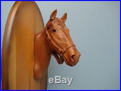 Beautiful Grand Wood Carvings Western Horse US Folk Art Sculpture Chicago