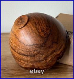 Beautiful Hawaii California Mesquite Live Edge Bowl Signed Neal DeVore Wow