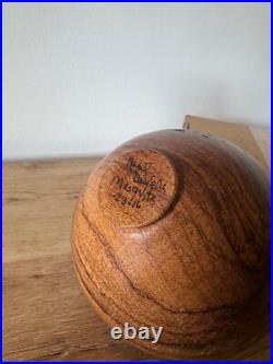 Beautiful Hawaii California Mesquite Live Edge Bowl Signed Neal DeVore Wow