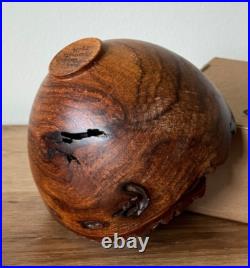 Beautiful Hawaii California Mesquite Live Edge Bowl Signed Neal DeVore Wow