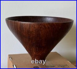 Beautiful Hawaii Eric Reeves Signed Walnut Burl Bowl Exquisite