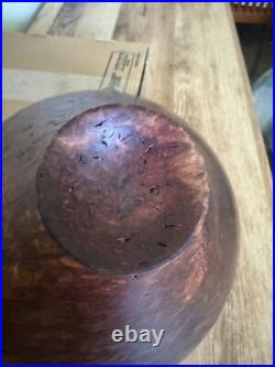 Beautiful Hawaii Eric Reeves Signed Walnut Burl Bowl Exquisite