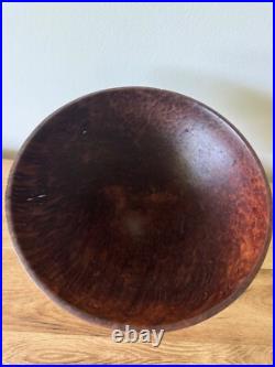 Beautiful Hawaii Eric Reeves Signed Walnut Burl Bowl Exquisite