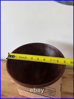 Beautiful Hawaii Eric Reeves Signed Walnut Burl Bowl Exquisite