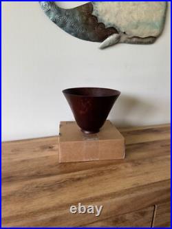 Beautiful Hawaii Jerry Kermode Signed Redwood Burl Bowl Exquisite